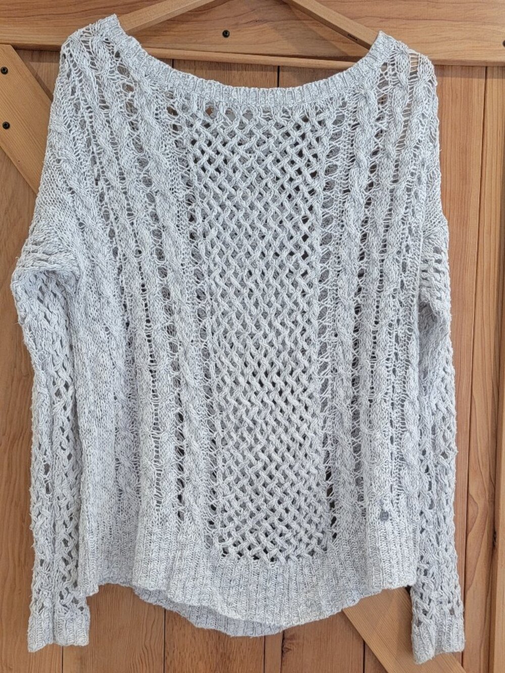 Abercrombie and Fitch Loose Knit Fisherman Sweater - M/L